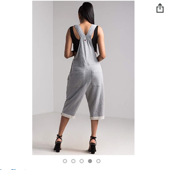 CHAMPION Unisex French Terry Overall Shorts NEW - Picture 3 of 8